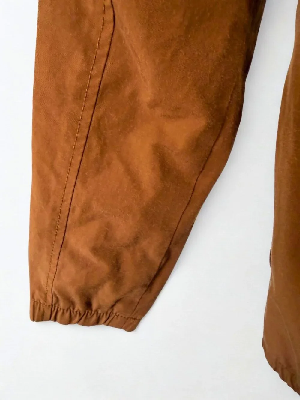 Old Navy Boys Cognac Brown Hooded Utility Jacket Size M 8